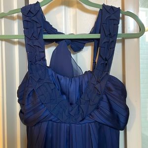 Bcbg womens navy blue size 8 gown